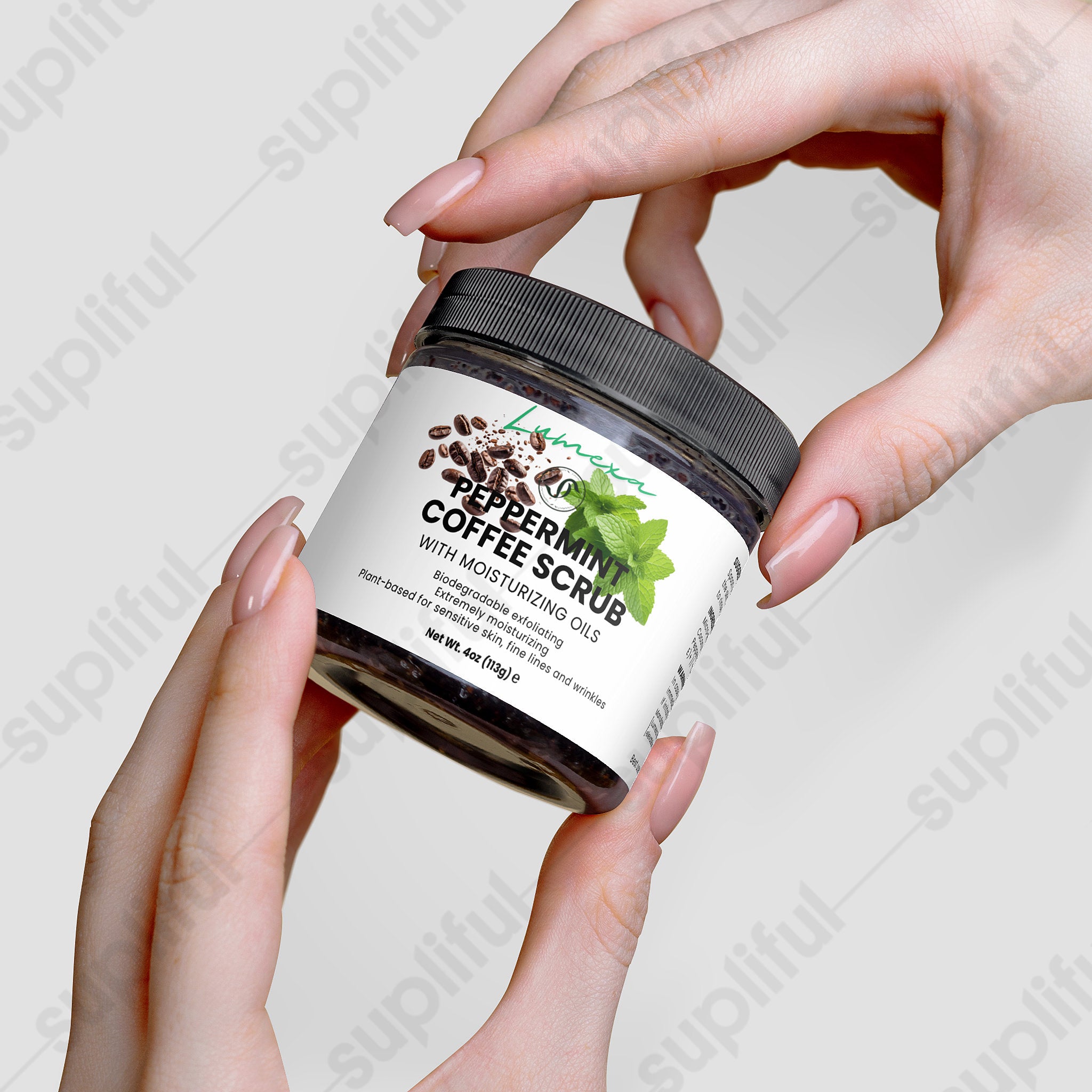 Peppermint Coffee Scrub