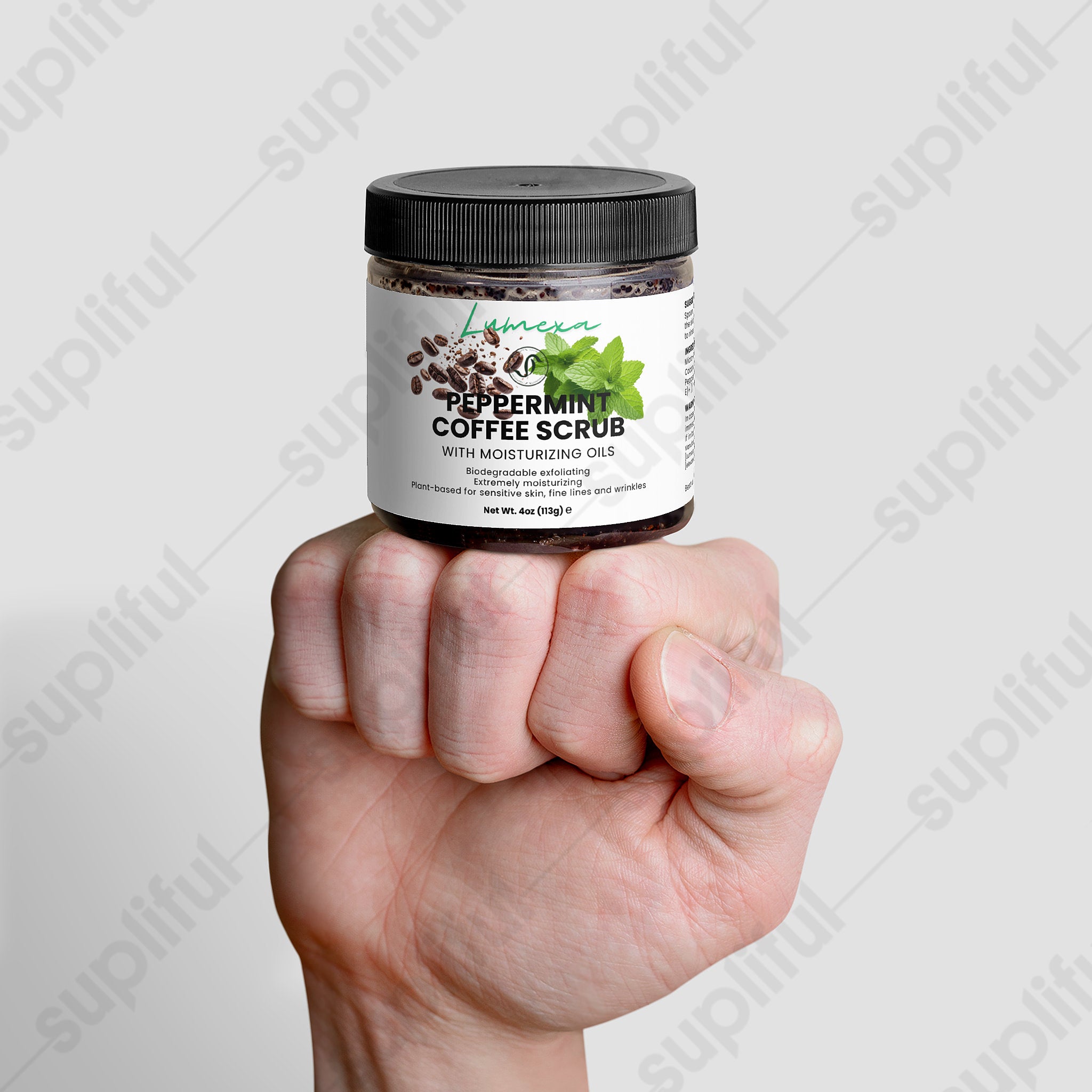 Peppermint Coffee Scrub